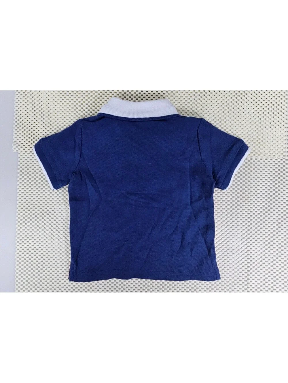 First Impressions Baby Polo Shirt, Red, White, and Blue. Size 6-9 M. #AMERICANA